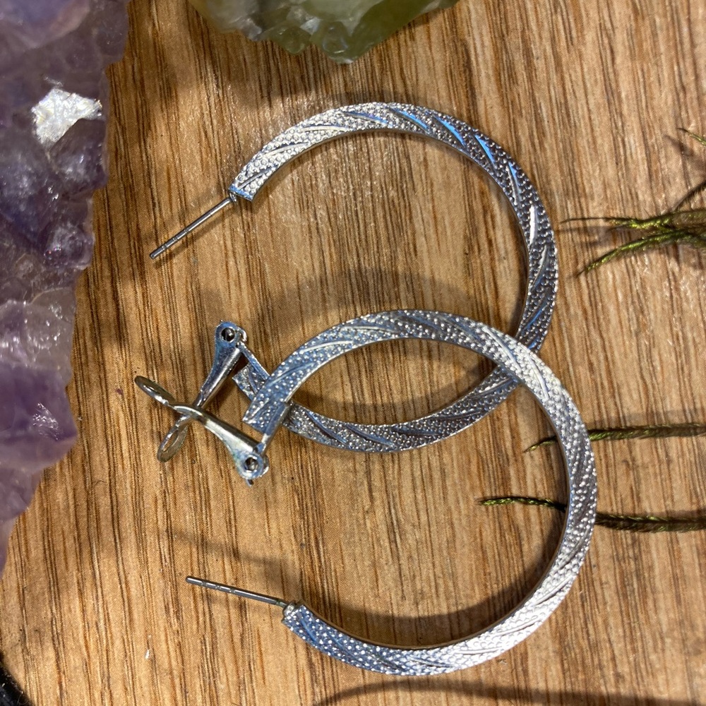 Sterling Silver Hoop Earrings